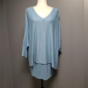 Soft Surroundings Women's size L Lena  Layering Draping Tunic Lagenlook Sweater